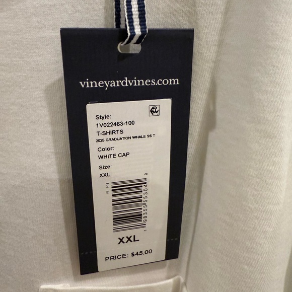 Vineyard Vines White Short Sleeve Tee - Picture 5 of 6
